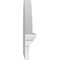 Ekena Millwork Segment Arch Sunburst Architectural Grade PVC Combination Pediment, 32"W x 14-7/8"H x 2-3/4"P PEDPC032X150SEG01 - alternate 4
